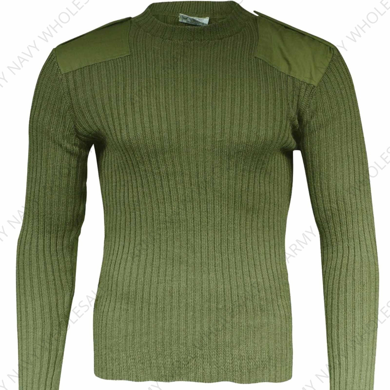 British Wool Pullover Green