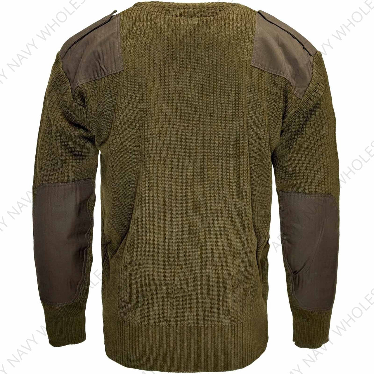 Vintage Italian Army V Neck Jumper